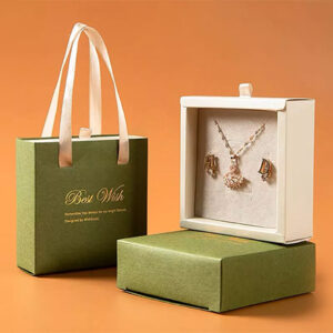 Custom Necklace Lid Off Packaging