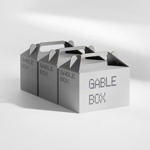 White Gable Boxes