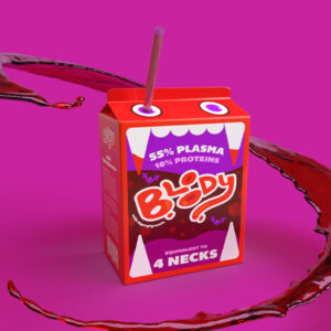 Custom Halloween Juice Boxes